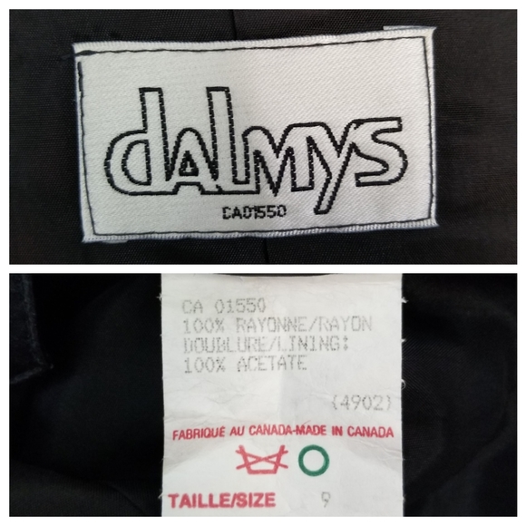 Vtg Dalmys 9 Black Floral Satin Belted Vest Top - Picture 6 of 6